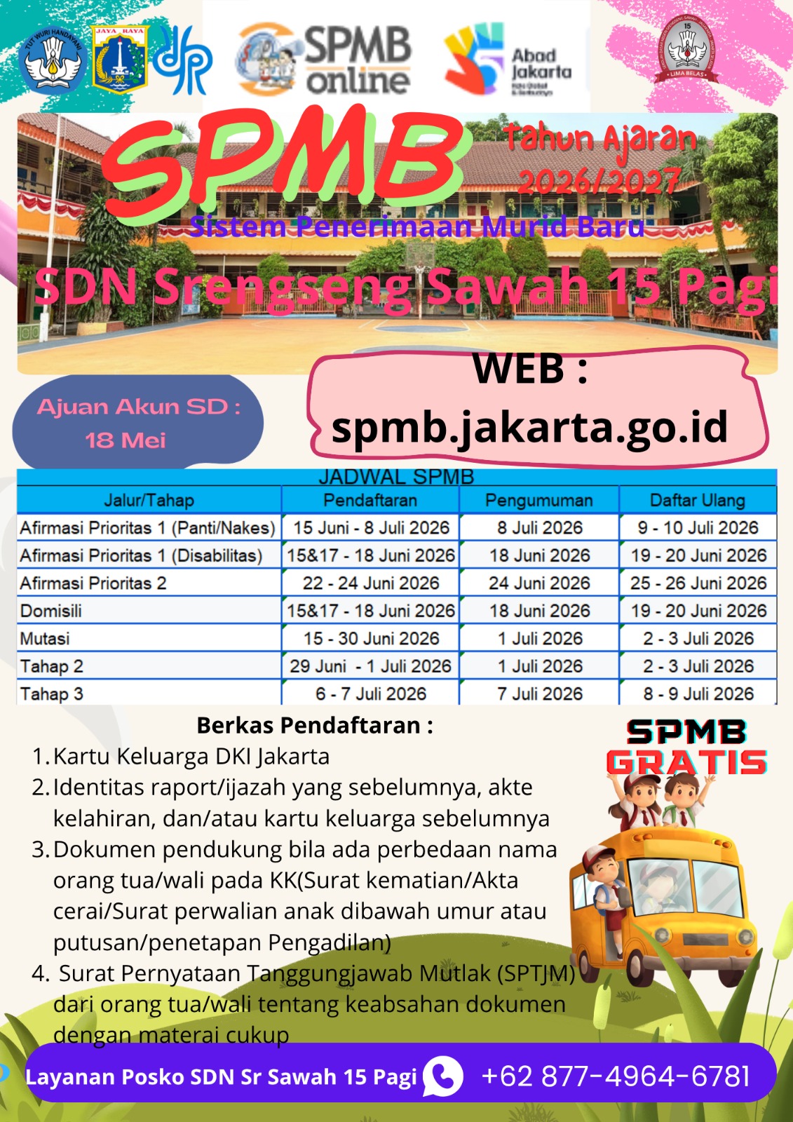 SPMB Tahun Ajaran 2026/2027