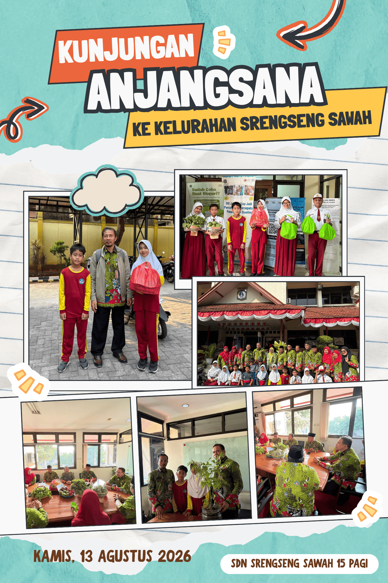 Kunjungan Anjangsana ke Kelurahan Srengseng Sawah